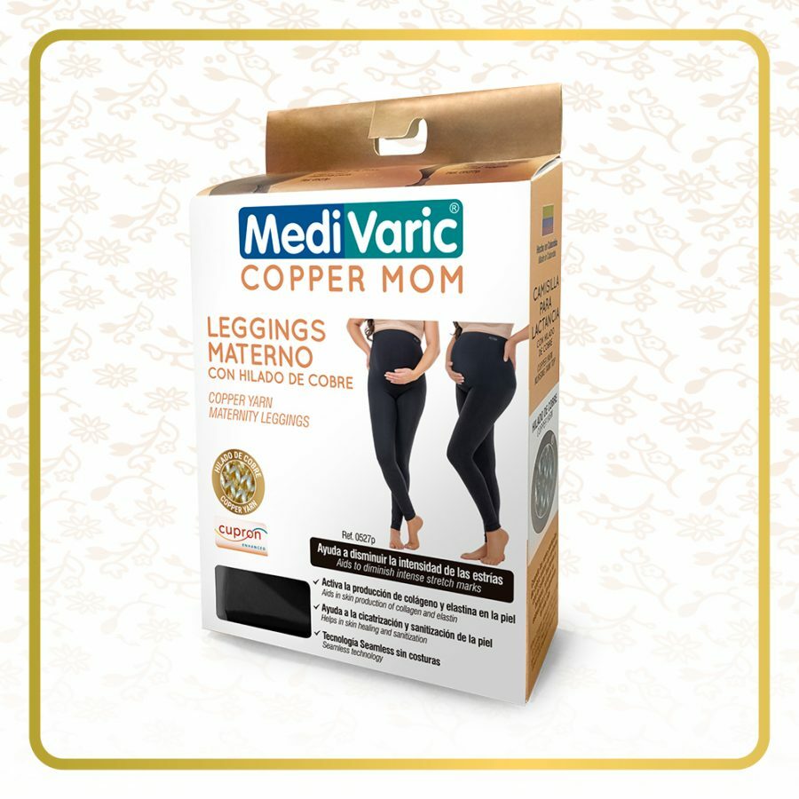 MediVaric | Copper Yarn Maternity Leggings 0527p
