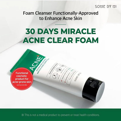 Some By MI AHA-BHA-PHA 30 days Miracle Acne Clear Foam
