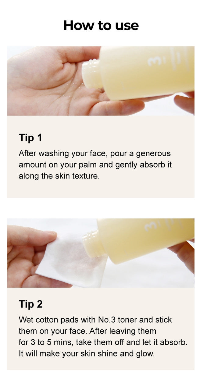 numbuzin No.3 Super Glowing Essence Toner 200ml / 6.76 fl. oz.