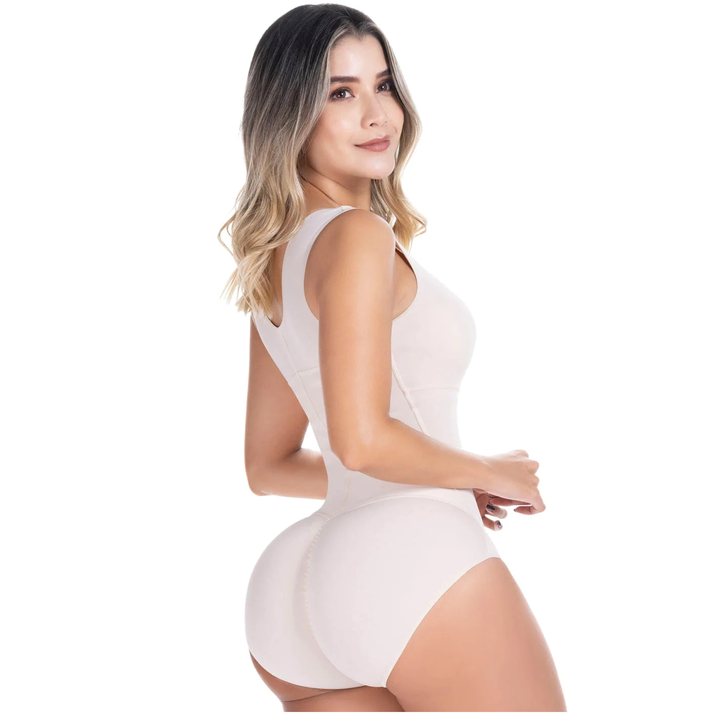 Panty Bodysuit Shapewear with Built-in Bra 055Z | Postpartum And Daily Use | Powernet