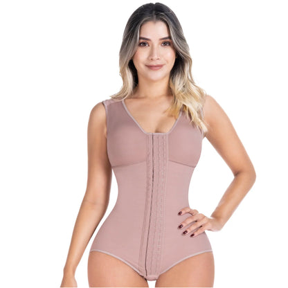 PANTY BODYSUIT SHAPEWEAR WITH BUILT-IN BRA 056BF | POSTPARTUM AND DAILY USE | POWERNET