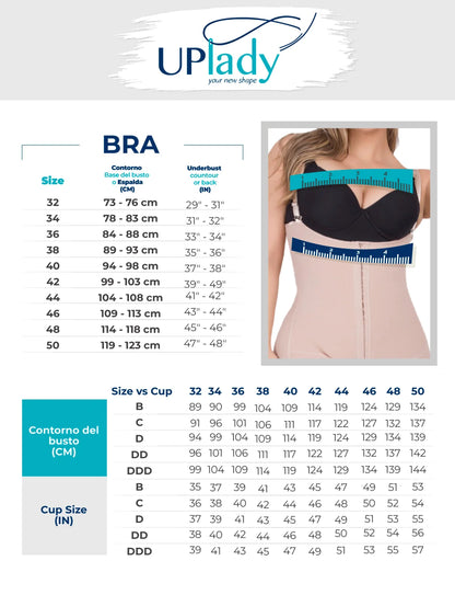 Extra Firm Control Full Cup Bra With Side Support 8542 | Powernet