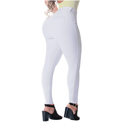 High Rise Colombian Butt Lifter Skinny Jeans For Women