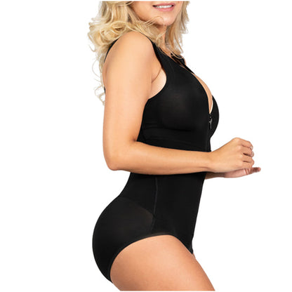Panty Bodysuit Shapewear with Built-in Bra 055Z | Postpartum And Daily Use | Powernet