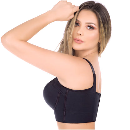 Extra Firm High Compression Full Cup Push Up Bra 8532 | Powernet