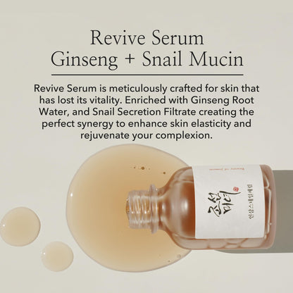 Beauty Of Joseon Revive Serum: Ginseng + Snail Mucin 30ml / 1 fl. oz.