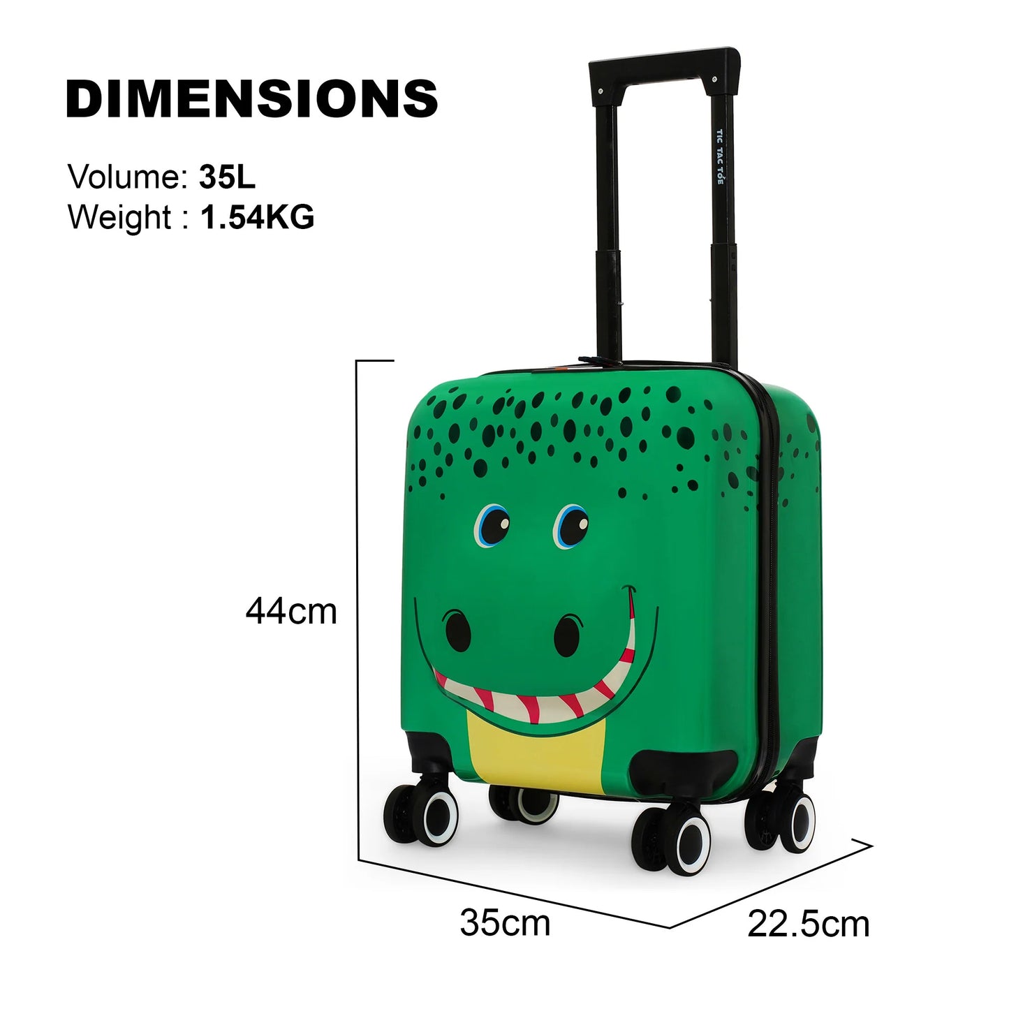 Luggage Children Cartoon Suitcase Trolley Case for Boys and Girls