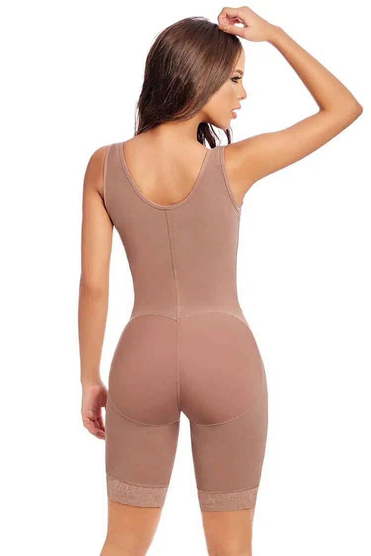 Girdle postsurgical and postpartum | Reducing abdomen and waist F031 | Mid leg body shaper | Powernet