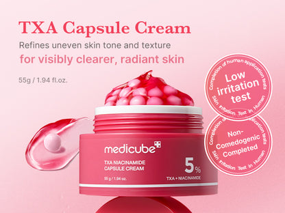 Medicube TXA Niacinamide Capsule Cream 5% 55 g / 1.94 oz.