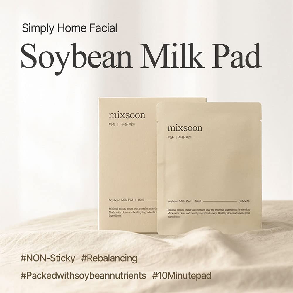 mixsoon Soybean Milk Pad / 16 ml / 0.54 fl.oz. 3 sheets
