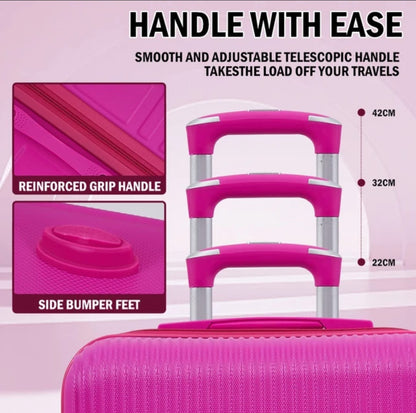 Luggage Set of 3 Suitcases with 2 Duffels 26 Inches