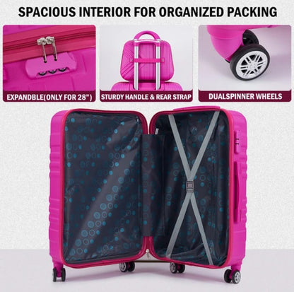 Luggage Set of 3 Suitcases with 2 Duffels 26 Inches