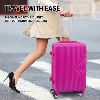 Luggage Set of 3 Suitcases with 2 Duffels 26 Inches